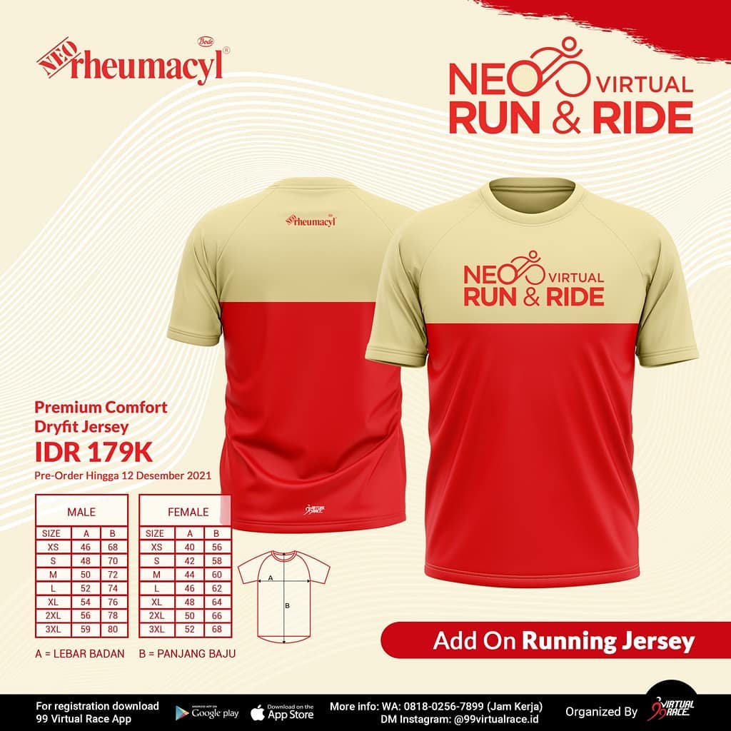 Jersey 👕 NEO Virtual Run & Ride • 2021