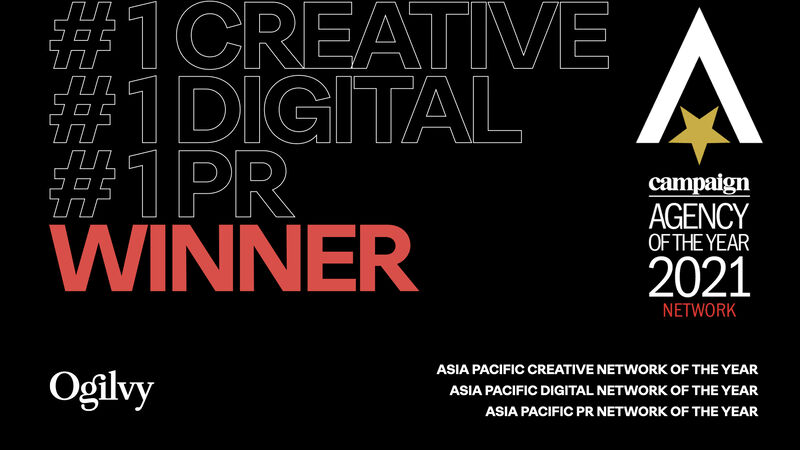 Congratulations to all teams and clients across the Ogilvy APAC network for winning Creative, Digital and PR Network of the Year at this year's <a href="/CampaignAsia/">Campaign Asia</a>  Awards. What a year! #BorderlessCreativity