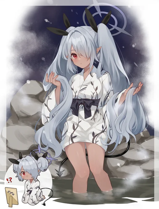 イオリの髪結ってあげたい #ブルアカ 