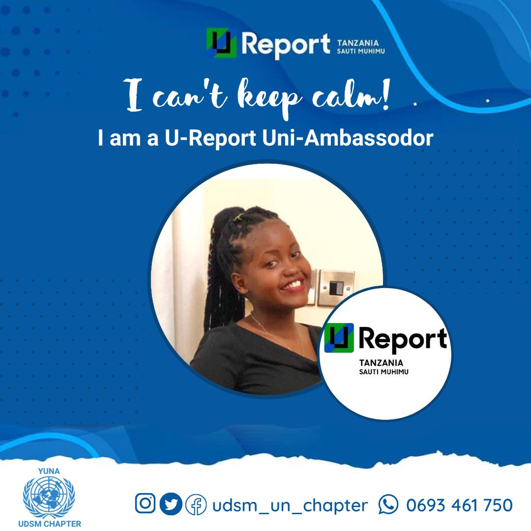 brendabbylo's tweet photo. Hello! My name is BRENDA THOMAS and I am excited to be selected by UN Chapter at UDSM (@udsm_un_chapter) and U-Report Tanzania (@ureporttanzania) to become a U-Report University Ambassador at UDSM. 

Do you want to know more about U-Report and UN Chapter at UDSM? https://t.co/za85BTvMoV
