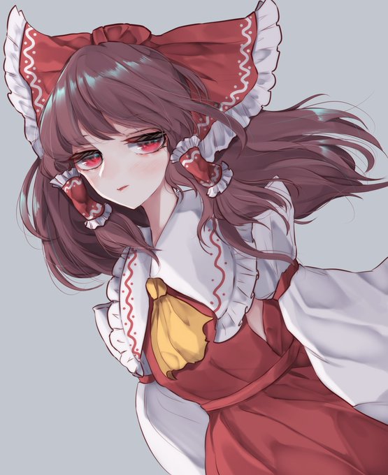 霊夢さん
なないろのかび(@nanaironokabi)さんの線画塗りました～ 