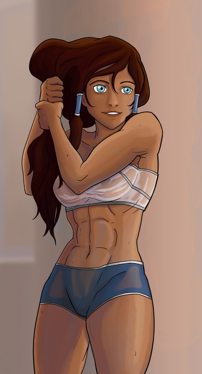 The_SMK2's tweet photo. I forgot to upload the dry version and the full ART for the challenge.
#FANART #LegendOfKorra #avatar #swimwear #wet #doublememe #korra #digitalart #alterversion https://t.co/pe8yOibQcM