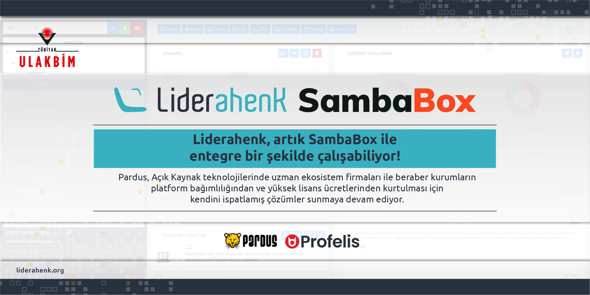 PardusKurumsal's tweet photo. 📢#Liderahenk, artık #SambaBox
ile entegre bir şekilde çalışabiliyor!

https://t.co/A6iIme50Om

@Tubitak @TubitakUlakbim https://t.co/3EIt3RZ1gP