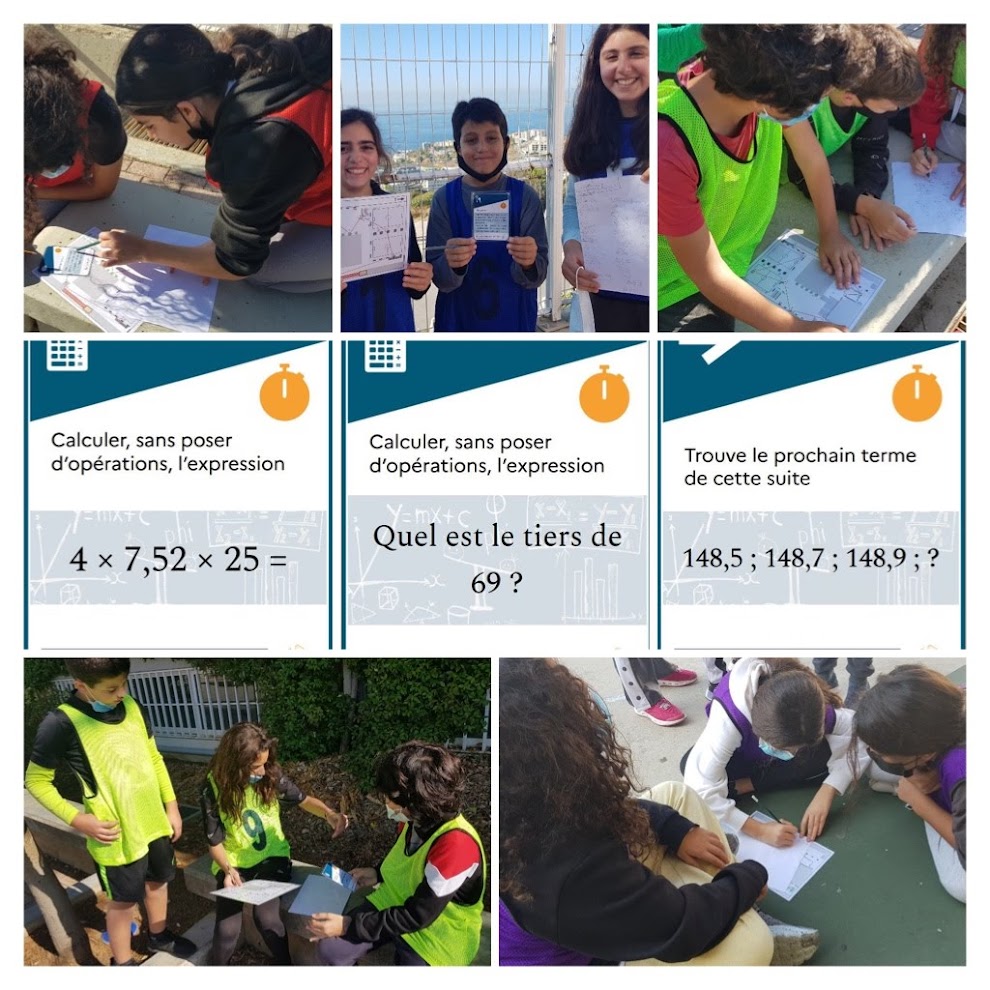 Quelques photos de ce très joli projet interdisciplinaire #EPS #Maths au Lycée Nahr Ibrahim <a href="/lflni/">Lycée Nahr Ibrahim</a> <a href="/aefe/">adriana elizabeth</a> la CourseAuxMaths : une course d’orientation ponctuée de défis mathématiques.
Superbe ambiance pour ce projet collaboratif <a href="/attiehbeyrouthy/">Rouba AttiehBeyrouthy</a> @Tiiiix @AEFE_Math_Liban