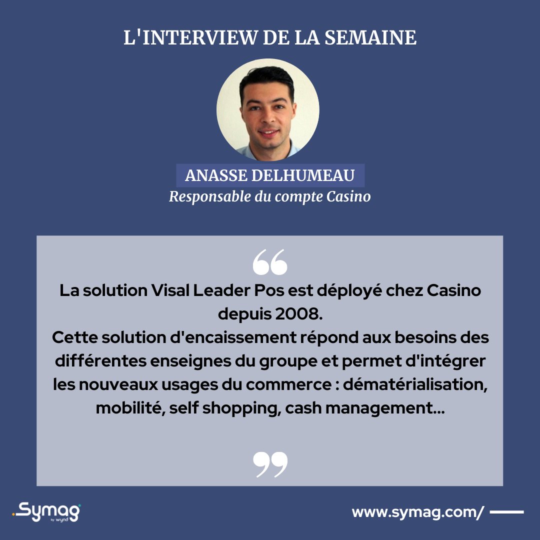 Rendez-vous avec notre commercial Anasse Delhumeau dans notre témoignage de la semaine au sujet de notre client Groupe Casino. 

#Témoignage #Commercial #Matériel #Partenaires #Symag