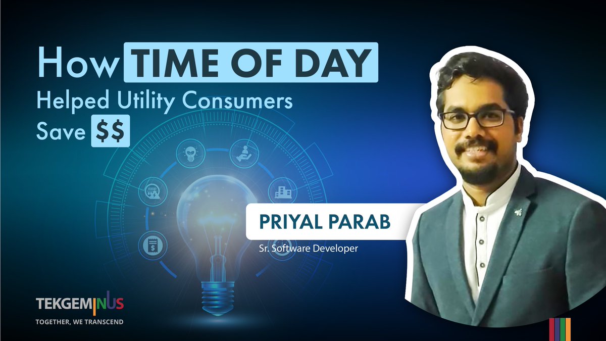 In our latest blog, <a href="/PriyalParab/">Priyal Parab</a> deep dives into Time of Day (TOD) or Time Of Use (TOU) tariff that helps residential customers leverage the benefits offered by differential pricing structure in utilities.
Do share your feedback in the comments section…

#technology #Utilities
