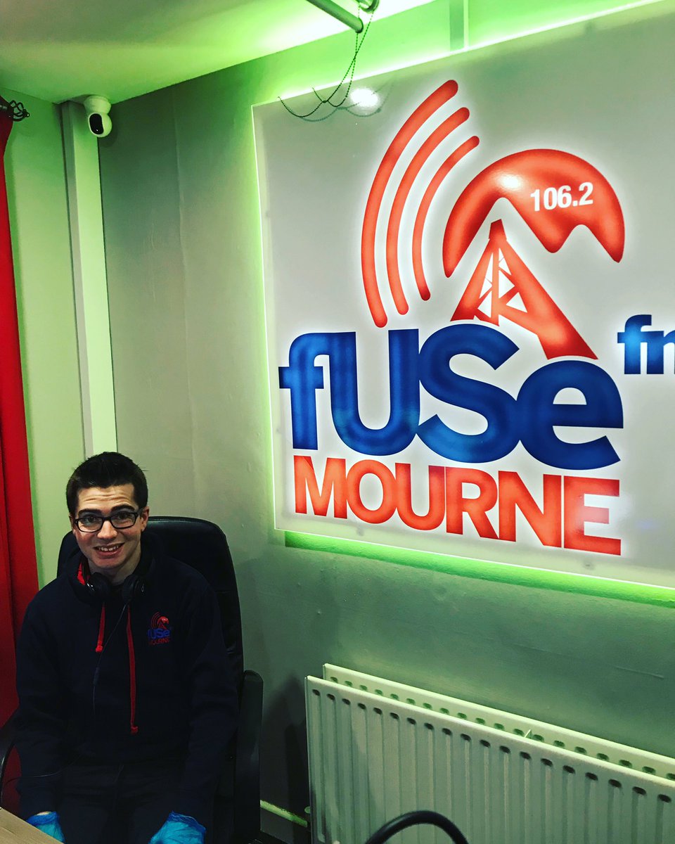 AND WE’RE LIVE!

Make sure your tuned into Fusefm Mourne!

Hosting this morning’s ‘Scraich o’ Dawn’ Show is Presenter Joshua Morris from 8-9am! 

Remember you can tune in via:
⭕️ 106.2fm
⭕️ fusefmmourne.co.uk
⭕️ The Fuse FM App
⭕️ Your Alexa

Text: 07753222553!

#Fusefm