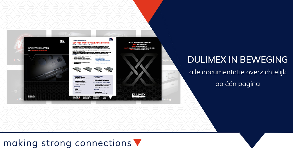 Heb jij Dulimex brochures op je website staan? Op deze pagina zie je in één oogopslag of jij beschikt over de laatste versies en vind je een handig overzicht van al onze productinformatiebladen en brochures. 
bit.ly/3rPIVgE

#makingstrongconnections #available #DX