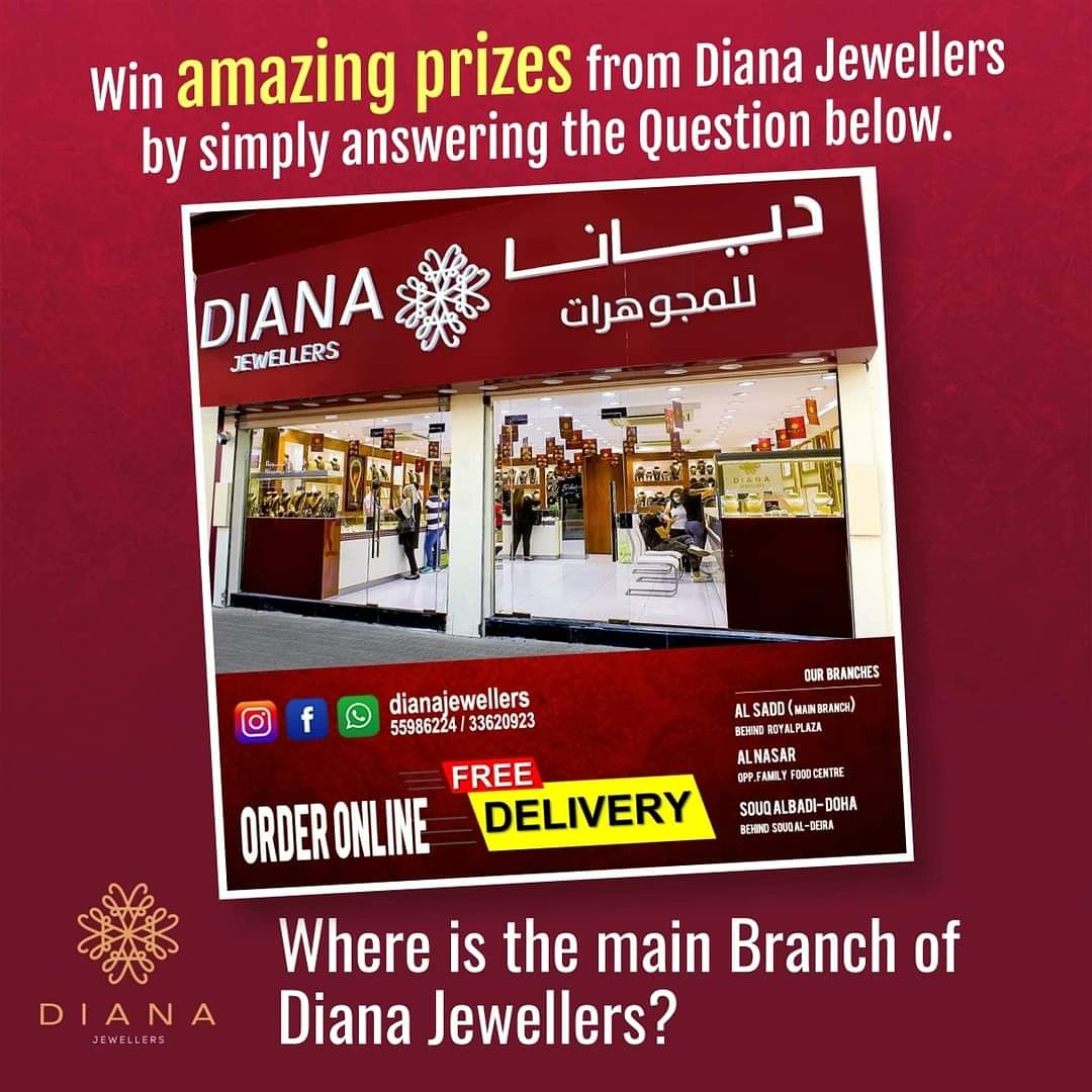 #ContestAlert: Did you fill in your Christmas Wish list? Diana Jewellers will grant your wish! Visit  @qabayan943 FB or Instagram &amp;
Win a Complimentary Gift from Diana Jewellers, just by answering the questions and follow simple mechanics.

Good luck guys! 

#Dianajewellers