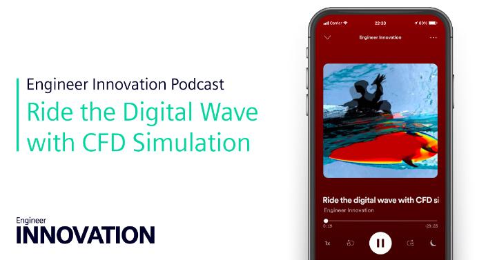 In the first episode of our #EngineerInnovation #podcast, we discuss the impact that digital twins have on the surfing industry, &amp; how we can use digital waves to test them. 🎧 Listen now on Spotify, Amazon, Google or Apple Podcasts: sie.ag/3Cia5Q8
#Simcenter @FlowNabla