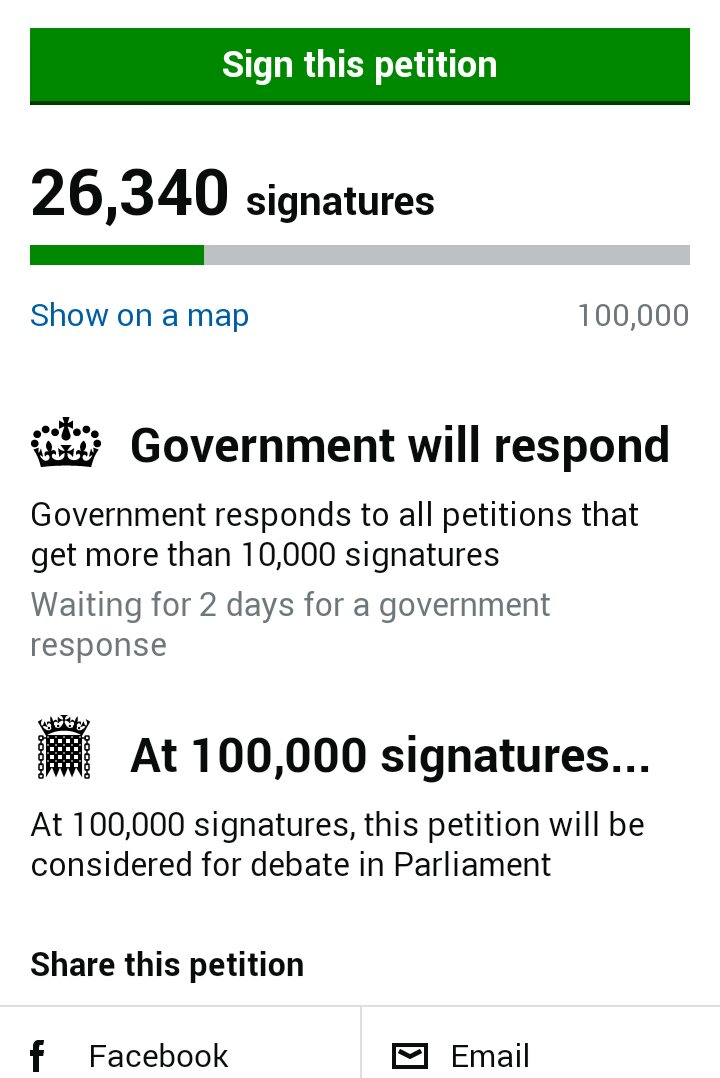 This petition only needs 73k more signatures before the government has to defend in parliament why black and brown lives matter less than white in this country. Please sign and share to oppose clause 9 of the #NationalityandBordersBill #BordersBill petition.parliament.uk/petitions/6015…