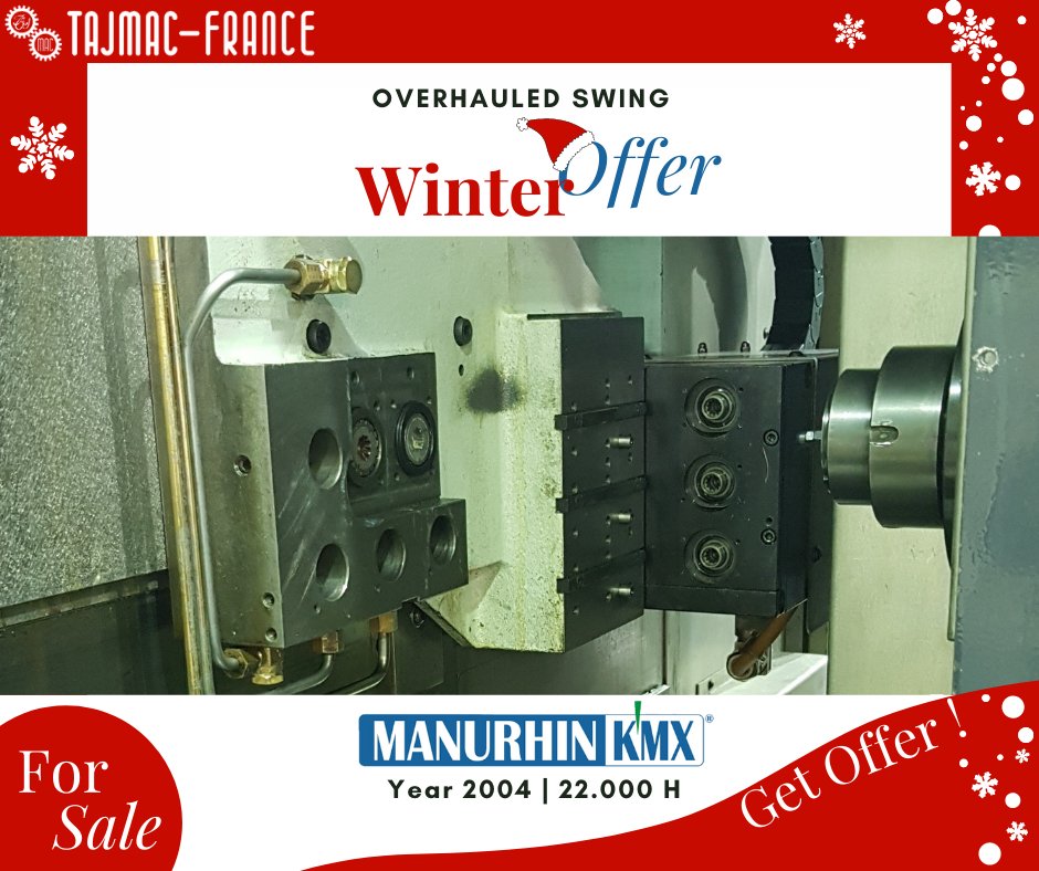 Overhauled SWING sliding headstock lathe for sale 🔧
Tour à poupée mobile SWING révisée 🔧⤵️

tajmac-france.com/machine-a-vend…

#SwissTypeLathe #Machining #Turning #CNC #MachineTool #forsale