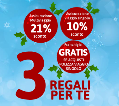 #Columbusassicurazioni ti offre 3 regali
Opzione zero franchigia gratis
21% di sconto su polizza annuale multiviaggio
10% di sconto su polizza viaggio singolo
Fino al 6/1/22
Inserisci il mio codice TBG053 nel preventivatore.
Tutte le info qui ⬇️
columbusassicurazioni.it/winter/natale-…
#ad