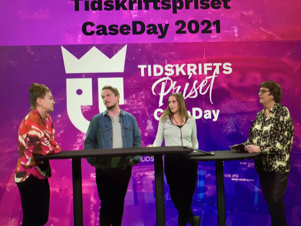 Susanna_Lundell's tweet photo. Nu pratar @andersson_anton, @isabellaiverus och Elinor Torp om grävande journalistik och varför så många duktiga grävare finns inom organisationspressen #tidskrifter #caseday @SvTidskrifter https://t.co/pyVBB28txT