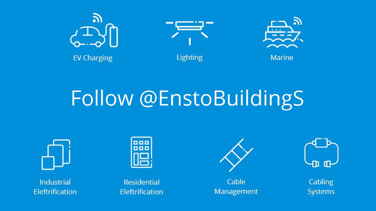 <a href="/EnstoBuildingS/">Ensto Building Systems</a> has a new Twitter account! From now on there will be posting news about #electrification, #lighting and #evcharging on its own. On this account, we'll keep on sharing posts about Ensto and electricity distribution. Follow <a href="/EnstoBuildingS/">Ensto Building Systems</a>