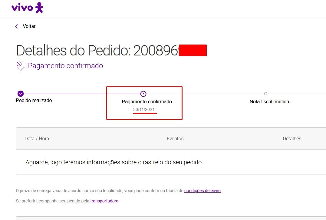 HaphaelCDs's tweet photo. @vivobr acho que esqueceram do meu pedido, 9 dias após confirmação e a nota fiscal ainda não foi emitida, muito menos o pedido enviado. Deixaram de responder as DMs. #Vivo https://t.co/ZCf8iopmG5