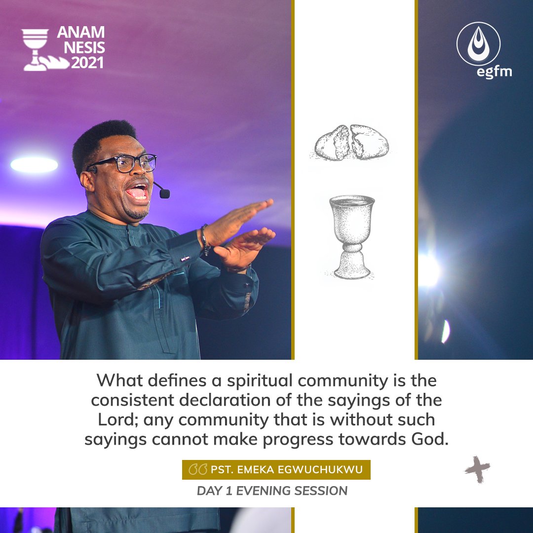 EGFMfountain's tweet photo. Excerpts from Pastor Emeka Egwuchukwu's charge at the opening session of #Anamnesis2021
A most blessed read!
#PstEmeka @nlwclife #EGFM https://t.co/4rM4naS8Z8