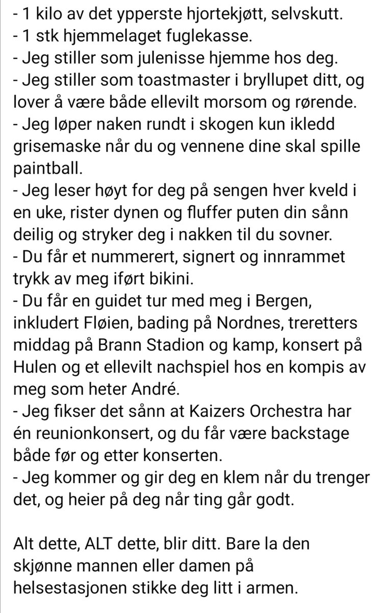 fotballagenten's tweet photo. Til deg som ikke har tatt vaksinen. 

Til deg, ja, som er så HELDIG å ennå IKKE ha tatt vaksinen, det var lurt, heldiggrisen deg, se her se her, kom bare nærmere! 

For dersom DU enda ikke har tatt vaksinen, men tar den nå, vil du bli belønnet med følgende:❤️ https://t.co/HANe3zrBLP
