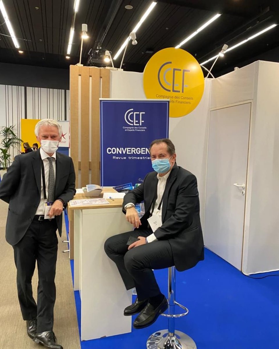 Retrouvez <a href="/APBAHUON/">André-Paul BAHUON</a>, président de la <a href="/CCEFinanciers/">CCEF</a> sur notre stand p20/21 aux assises de la <a href="/CNCC_audit/">CNCC</a> 
Vers un marché de la confiance
Nous vous attendons !

Avec <a href="/raymonddijols/">raymond dijols</a> et Michel JALANS 
<a href="/sophiassur/">SophiAssur</a>