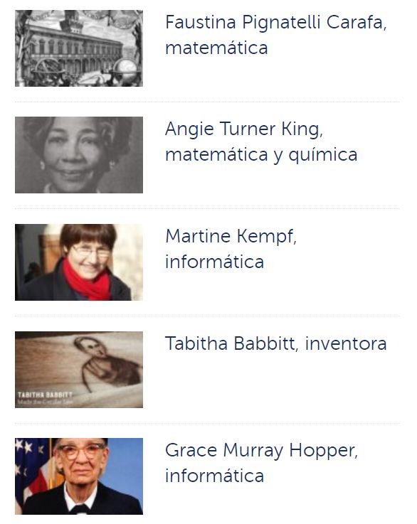 mujerconciencia's tweet photo. Hoy tenemos 5 #efemérides en @mujerconciencia
Faustina Pignatelli Carafa, matemática
Angie Turner King, matemática y química
Martine Kempf, informática
Tabitha Babbitt, inventora
Grace Murray Hopper, informática
https://t.co/DNxZS6ZjZN https://t.co/CtyQA819Qm