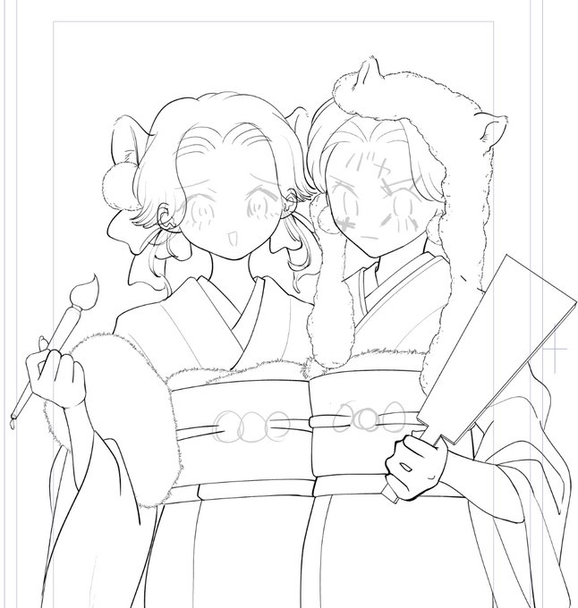 年賀状ネップリこんな感じ🎍🐯🎍🍑💎 