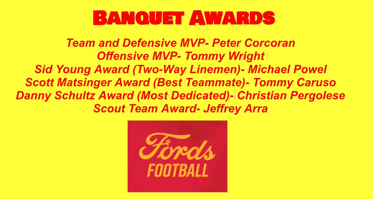 The 2021 Season is officially in the books after our banquet last night!

Congrats to our Seniors and award winners! #HRE #HPride