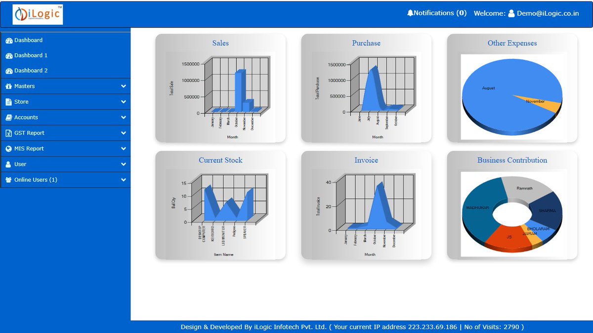 ilogicinfotech's tweet image. iLogic.co.in
iLogicERP.iLogic.co.in
intelLogic.iLogic.co.in
Email: Sales@iLogic.co.in
Mobile: +91 99110-98755, 93133-98755
#ERP #iLogic #iLogicERP #intelLogic #Apparel ERP