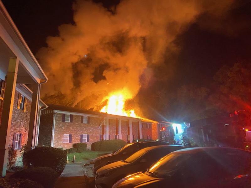 Around 10:30 p.m. last night, #Augusta #firefighters were sent to Azalea Park Apartment complex to the call of a building fire.

Firefighters found a fully involved fire coming from Building M.

<a href="/WRDW_WAGT/">WRDW WAGT News 12 26</a> <a href="/WJBF/">WJBF</a> <a href="/WFXGFOX54/">WFXG FOX 54</a> <a href="/AUG_Chronicle/">Augusta Chronicle</a>