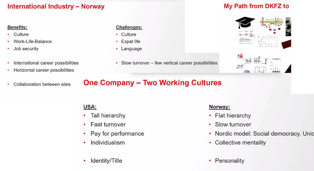 phdcareers's tweet photo. #rdcd21 #careerday interesting comparison between US/Norway/Germany working cultures https://t.co/N2PJqtTVJQ
