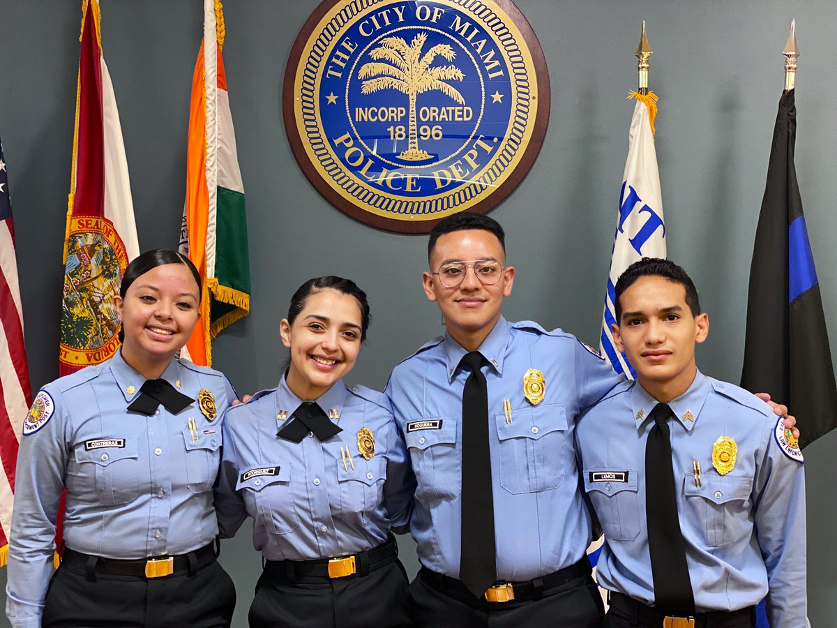 Our newest <a href="/MiamiPD/">Miami PD</a> Explorer promotees for Post 122.

With the challenges facing law enforcement today, it's refreshing to see young people are still eager to serve their communities in the capacity of a police officer.  #leadership