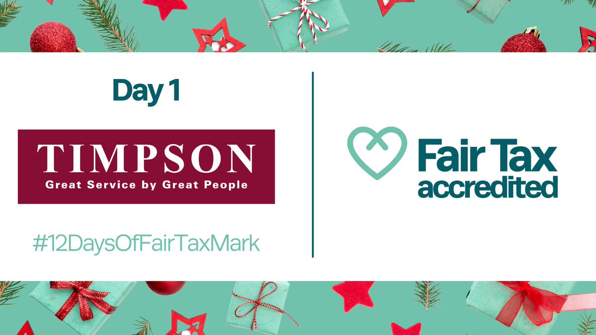 Drumroll for our first business...🥁 Timpson Group - @TimpsonNews @TimpsonLocksUK @maxspielmann @SnappySnapsUK @johnsoncleaners A leading retail service provider, Timpson Group employ over 5,000 colleagues🤝👏 bit.ly/3EHKUr1 #12DaysOfFairTaxMark