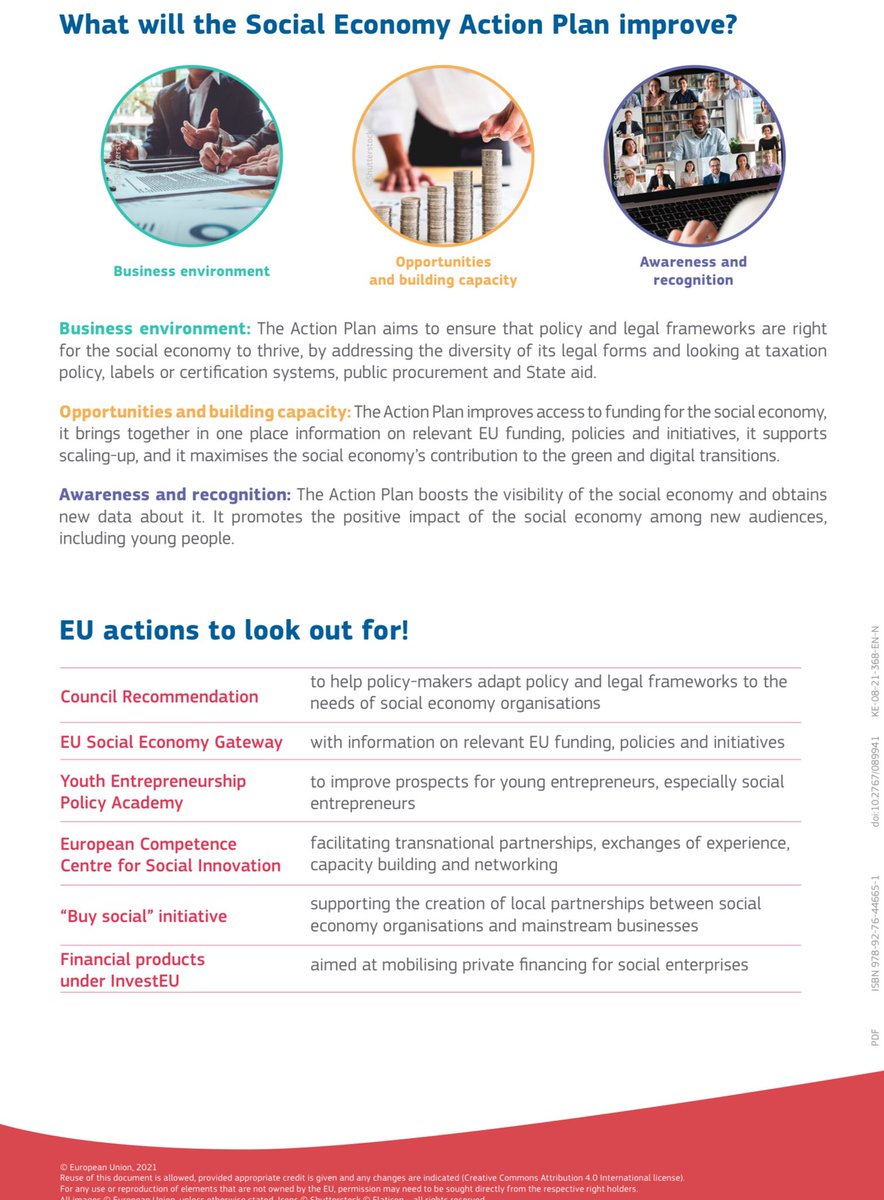 Muiden muassa sote-palveluita tuottavissa järjestöissä ja hyvinvointialueilla kannattaa huolellisesti perehtyä Euroopan komission suosituksiin yhteisötalouden edistämiseksi. ec.europa.eu/commission/pre… #syrjäytymisenehkäisy #yhteiskunnallisetyritykset