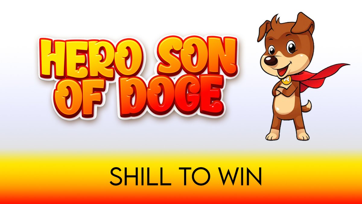 herosonofdoge's tweet photo. JOIN OUr PRIVATE SHILLING GROUP

THE MOST ACTIVE SHILLERS WILL WIN 5 WL SPOTS FO THE PRESALE AND $100 EACH

END 1 HOUR BEFORE THE PRESALE

https://t.co/0g3nZBdJ20

#herosonofdoge #sonofdoge #doge #shiba #BSCGem #100xgem https://t.co/r8LgJGdcac