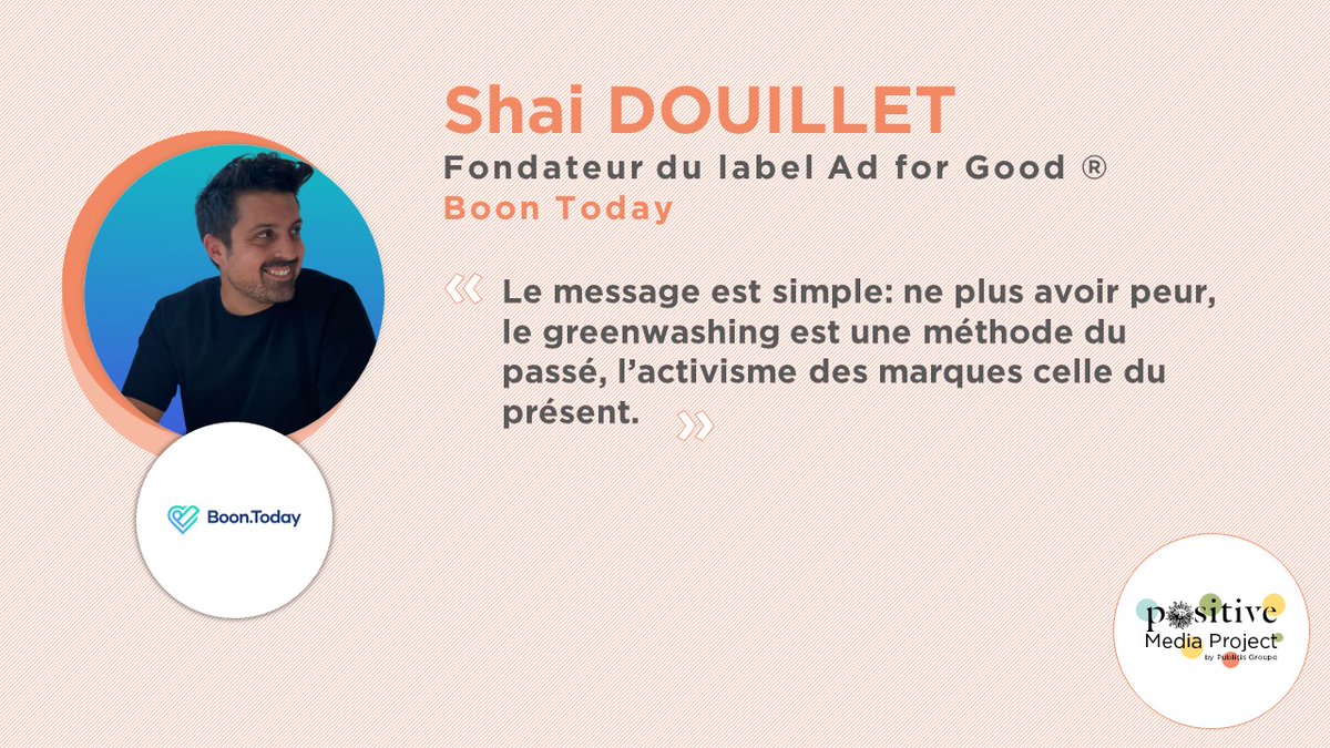 PublicisMediaFr's tweet photo. 2ème cycle du Positive Media Project et nouvelle session de pitch pour découvrir des positive doers ! #NIBI #positivemediaproject 👇
On démarre avec @boontoday https://t.co/SHWjRUSvfI