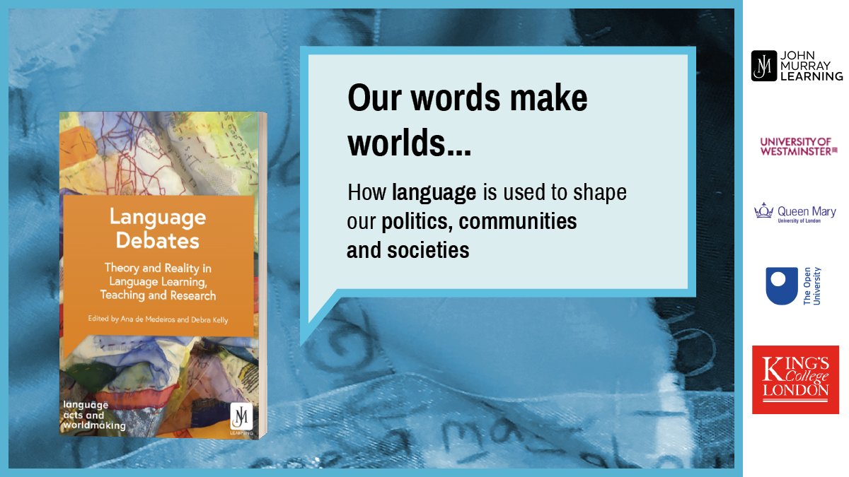 TYOpenRoad's tweet photo. ‘Language Debates’ is bold in suggesting ways forward to reform our relationship with #languages and with the world around us.
 
Read more on #genderstereotyping, #digitaltransformation, #languageactivism, #MFL #mfltwitterati #digitalhumanities &amp; more > https://t.co/JjSsLVjO58 https://t.co/Q0Gh6CTPK1
