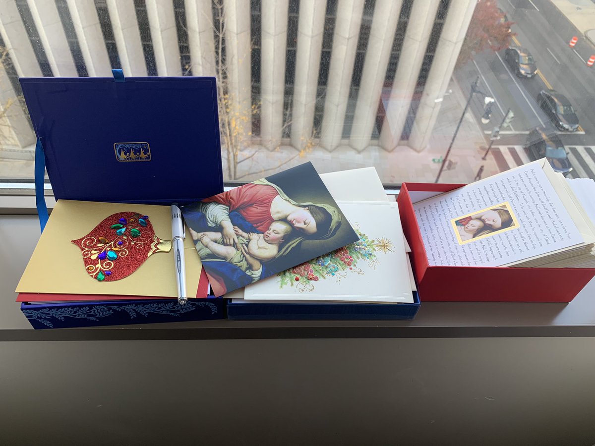 Happy National Christmas card day everyone! I’m on the road and writing out my cards!