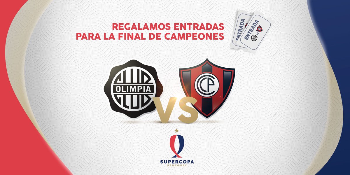SuperCopaAPF's tweet photo. ¡La #FinalDeCampeones ⚽será una fiesta y tenemos entradas para regalarte!

Para participar solo debes seguirnos, dar RT a esta publicación y etiquetar a tu dupla de cancha en los comentarios.

¡Se define la #SuperCopaAPF 🏆! https://t.co/kkTUrONmzs