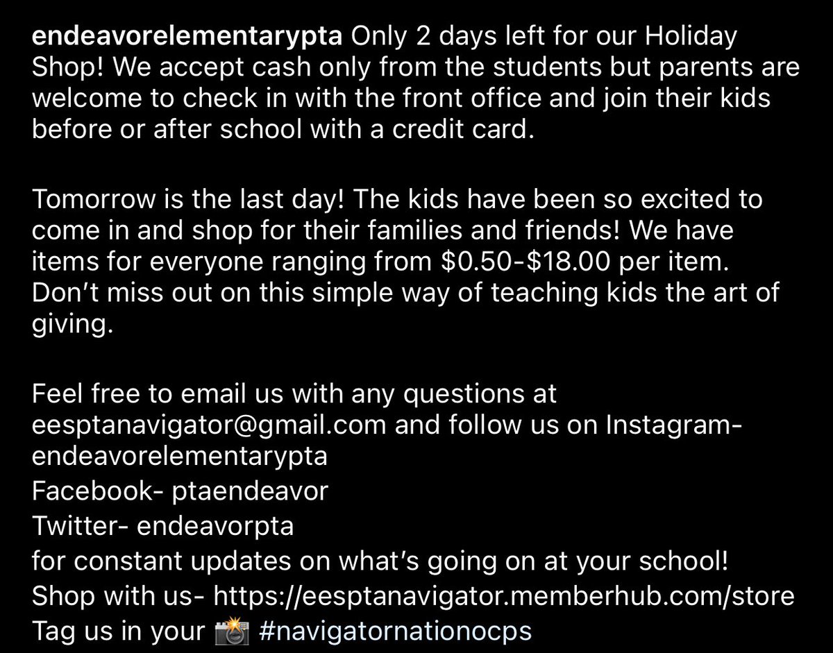 PTA - Endeavor Elementary tweet media