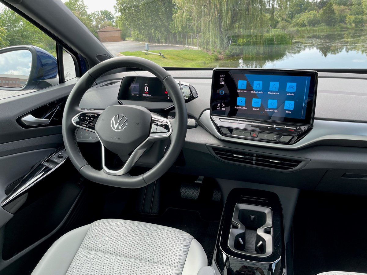 drivechicago's tweet photo. For those who guessed the ID.4 as our #WeeklyWheels, you're correct! @VW officially joined the EV segment with the announcement of the all-new ID.4. We'll discuss the EV in depth Saturday on #DriveChicagoRadio, @wlsam890, so be sure to join us there! https://t.co/IHnrAyjKYC