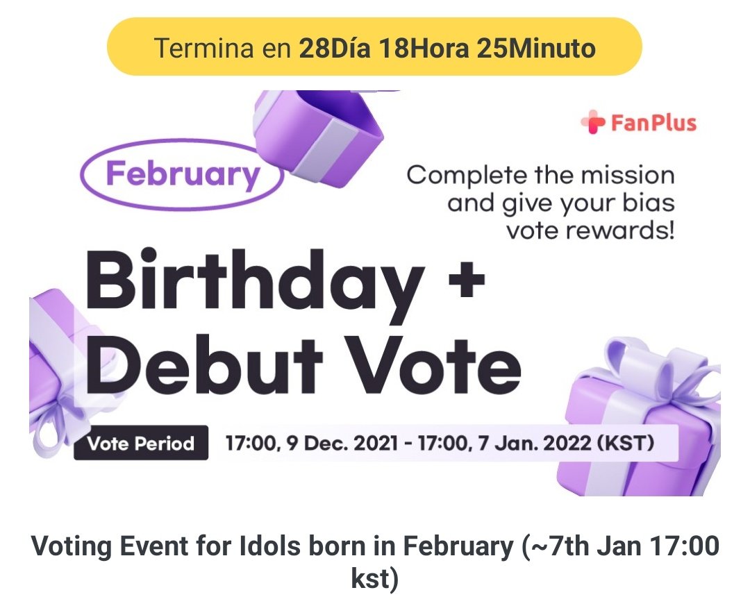 WENDYLAND21's tweet photo. — [ FANPLUS VOTACIÓN ] —

• Ya comenzó la votación para los Idols nacidos en Febrero!
Voten ahora por #WENDY con sus VT’s que están por vencer, guarden los que restan para el final!

Solo quedan 28 días 📣

→https://t.co/UxJkrB2mEy

#웬디 @RVsmtown #레드벨벳 #RedVelvet https://t.co/MvSIyU9hjm