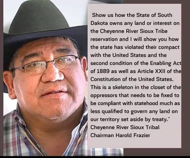 ⁦@govkristinoem⁩ your Corrupt AF! You n your farmers are ON Stolen land n polluting it with Cow shit! The Oceti Sakowin Needs to become SOVERIGN, like last week! 🔴⚪️⚫️🟡 #LandBack