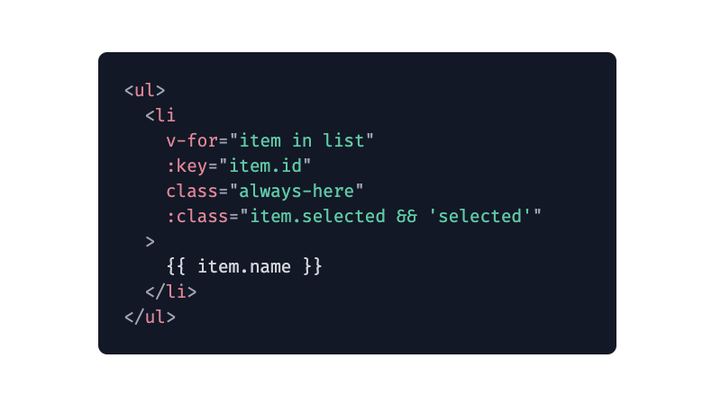 MichaelThiessen's tweet image. 1/ Did you know that in @vuejs you can add static *and* dynamic classes to an element at the same time?