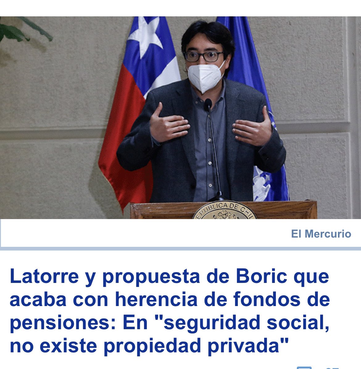 Diego_Schalper's tweet photo. Que los chilenos estemos notificados: si gana Boric, los fondos de pensiones no solo no serán heredables, sino que al parecer ni siquiera tendremos propiedad sobre ellos. La “operación Boric moderado” se les está enredando, porque se les sale lo que realmente piensan. https://t.co/4a7jXmpHtd