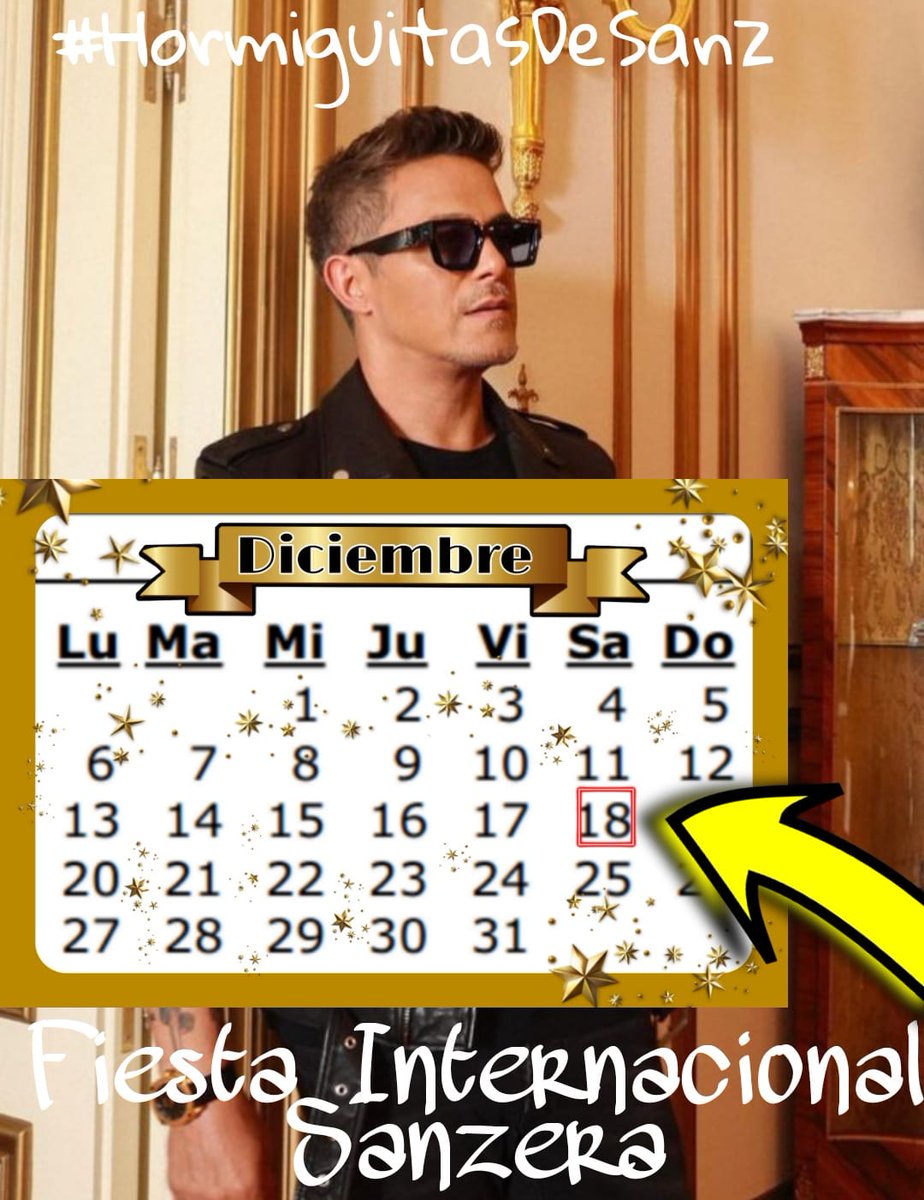HormiDeSanz's tweet photo. #CalentandoMotores
@AlejandroSanz
#HormiguitasDeSanz
#CumpleALaVista https://t.co/2mE9nzG3Z2