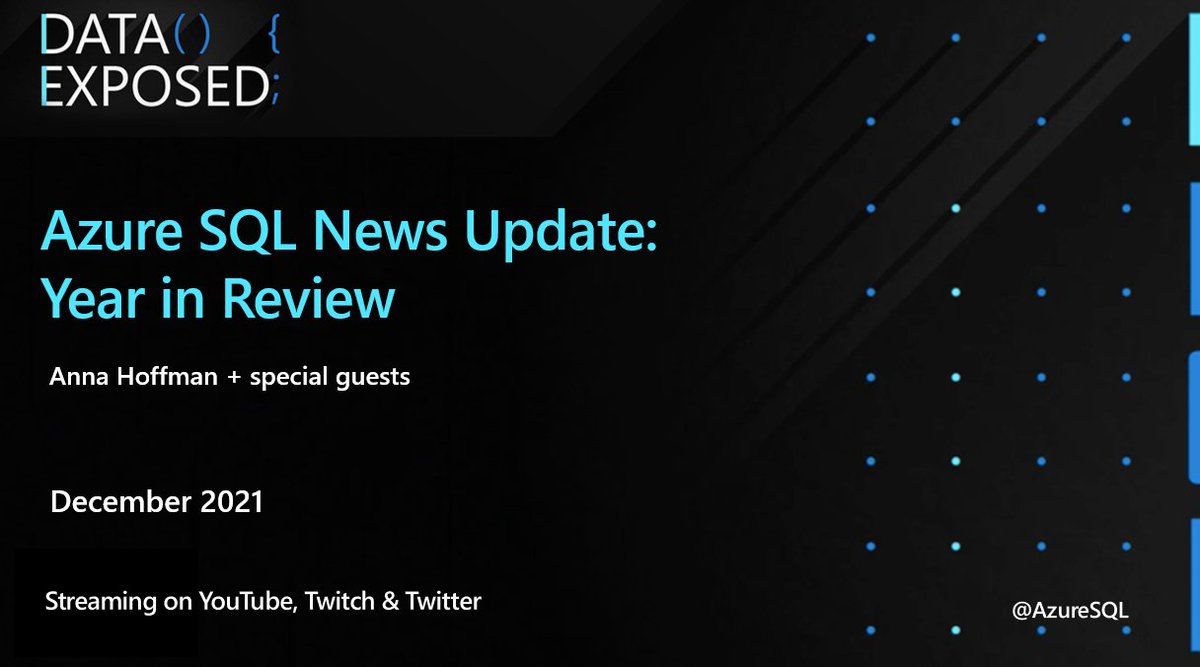 nicolaferrini's tweet image. #DataExposed Live | #AzureSQL News Update: Year in Review techcommunity.microsoft.com/t5/video-hub/d…
