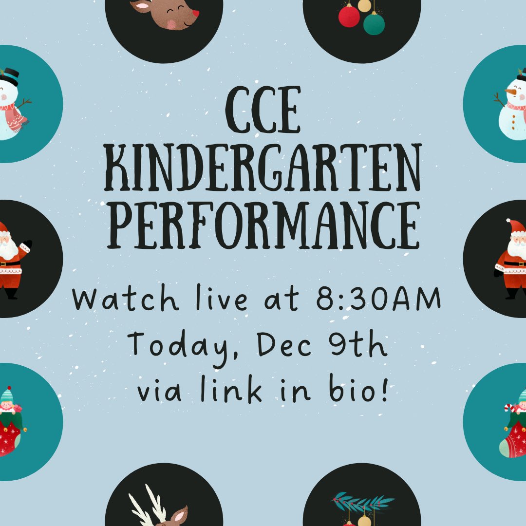 CCEBISD's tweet image. Watch our CCE Kínder students winter performance live! Link here and in bio protect-us.mimecast.com/s/ZGhdC5yx9mFA…