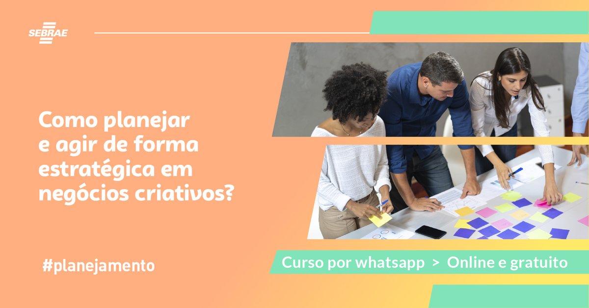 sebrae's tweet image. Um bom planejamento estratégico é capaz de revolucionar o seu negócio! Obtenha conhecimento e ferramentas necessárias para planejar e agir de forma estratégica, conquistando os resultados que você sonha para a sua empresa.😊 Acesse: bit.ly/cursonegociocr… #CursoSebrae