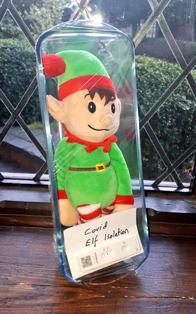 TrackTeddy's tweet photo. Running out of ideas for your #elfontheshelf? This should give me some time to dream up some new ideas
#elfisolation https://t.co/jiJnVtrmdH