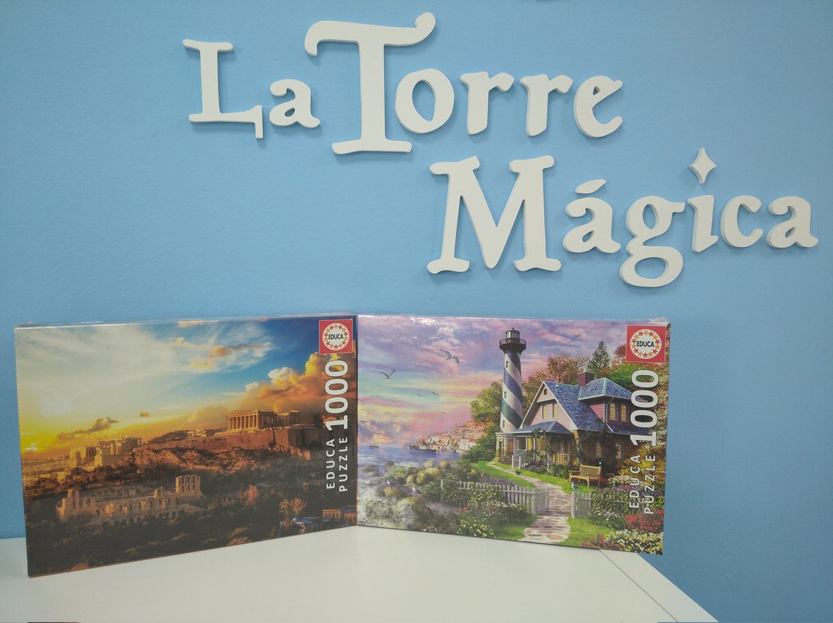 la_torre_magica's tweet photo. Nuevos puzzles de #EDUCA recién llegados!!
¿A que son chulísimos?
#latorremágica
#latorremagica
#puzzles #puzzleseduca #puzzle1000piezas https://t.co/TzmgEE2ajX