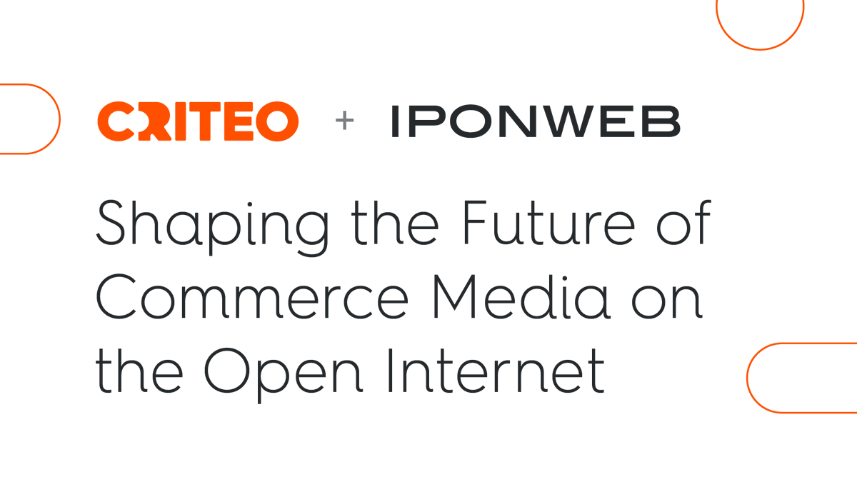 raemckellar's tweet photo. NEWS! @criteo has entered into exclusive negotiations to acquire @IPONWEB, a technology company with leading DSP and SSP products and advanced #FirstPartyData capabilities. This would be a key milestone to accelerate the transformation of our #CommerceMediaPlatform https://t.co/5xPQ08uQjI